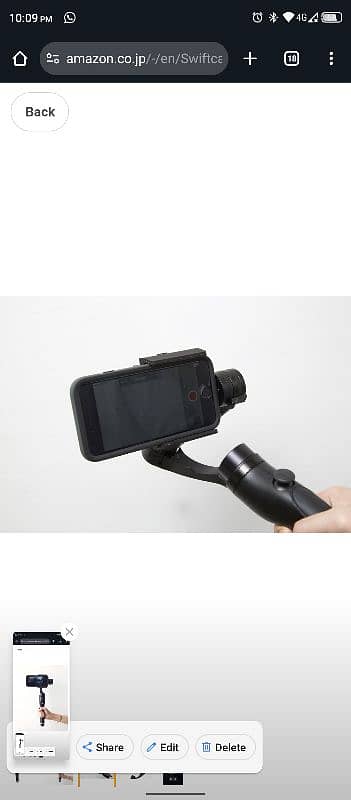 3 Axis Handheld Stabilizer Gyro Stick Gimbal 7