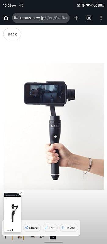 3 Axis Handheld Stabilizer Gyro Stick Gimbal 8