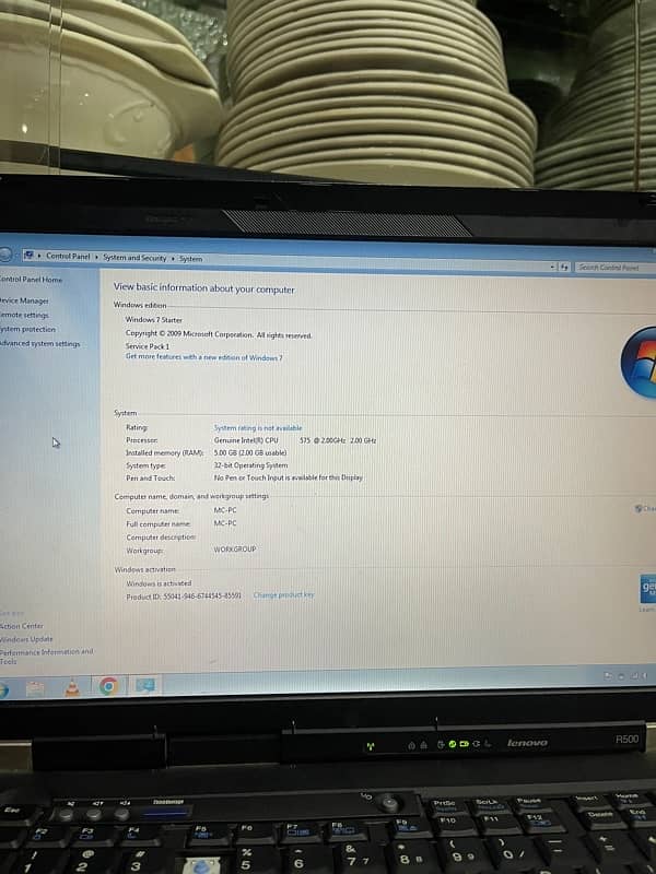 Laptop Core2 Duo 5 GB Ram 160 GB 1