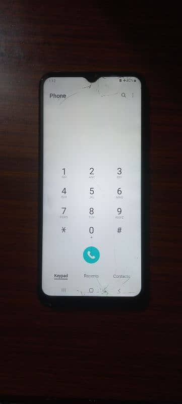 samsung a02s 4/64 daul sim pti ofical proov glass crack 3