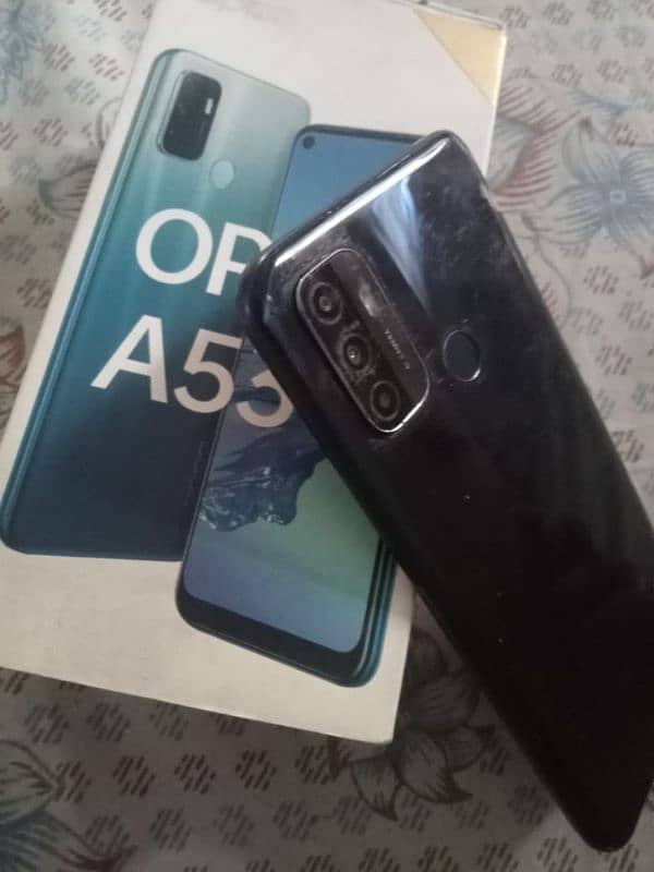 oppo A53 Ram 4 64 mobile phone with box 3