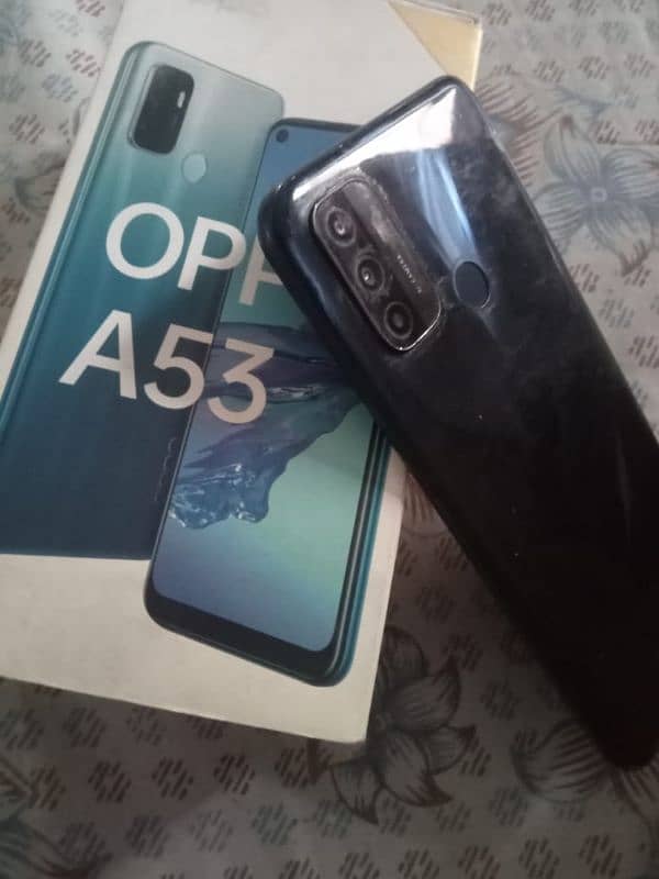 oppo A53 Ram 4 64 mobile phone with box 5