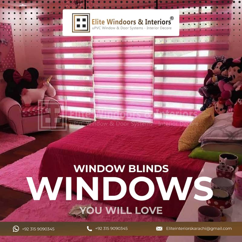 Premium trendy  Window Blinds, Shutters & Designer Curtains 4