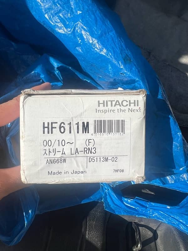 hitachi made in Japan brake pads for accord cl9 and Brv 1