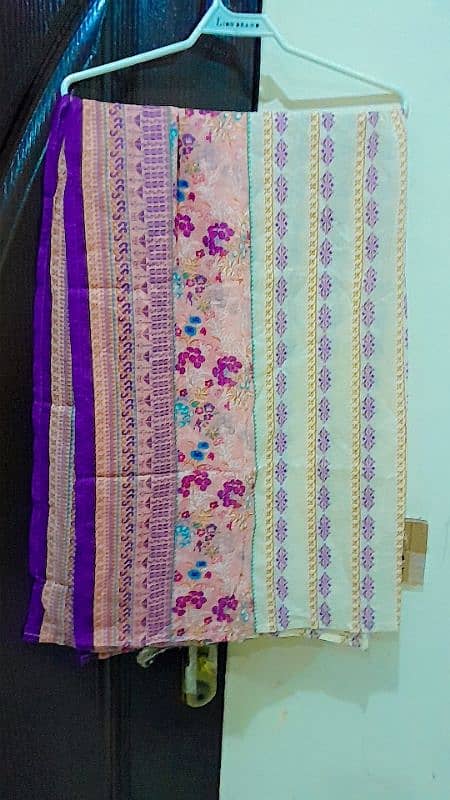 2 pc bonanza satrangi lawn stitch dress 0