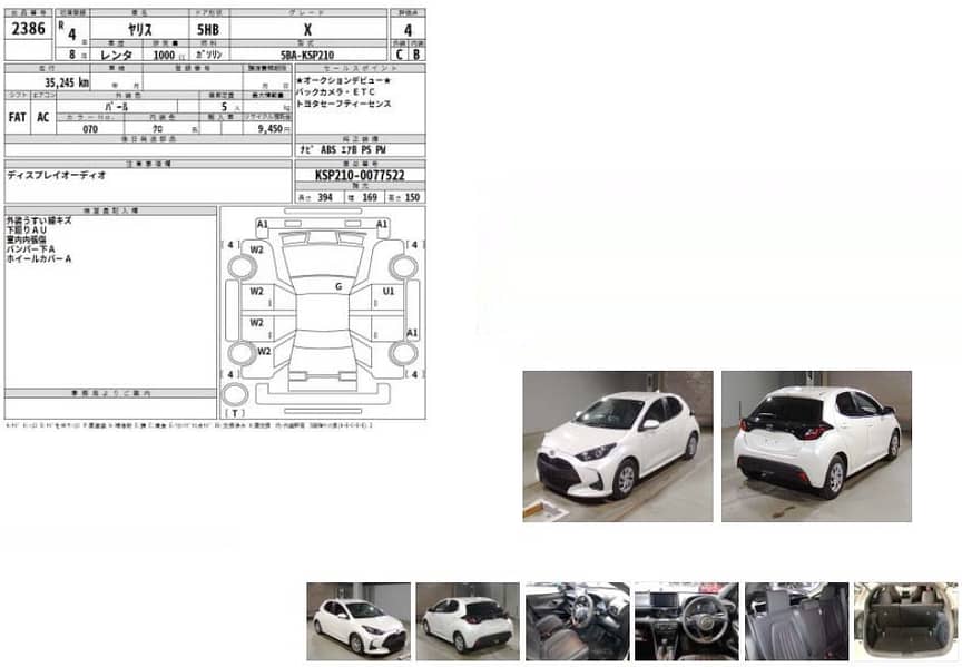 Toyota Yaris 2022 X Push Start 4 Grade (Fresh Import) Swift City 1