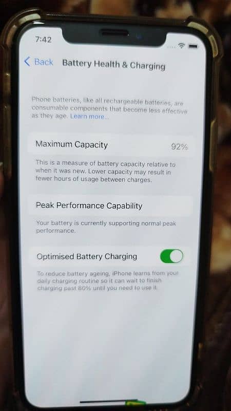 Iphone  X non pta  / 64 gb / genuine battery and panel / 1