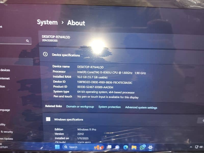 Lenovo Thinkpad T490 Core i5 8 generation 6