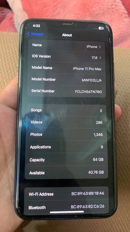 iPhone 11 Pro Max JV 64gb 5