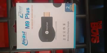 M9 plus any cast wireless tv dongle