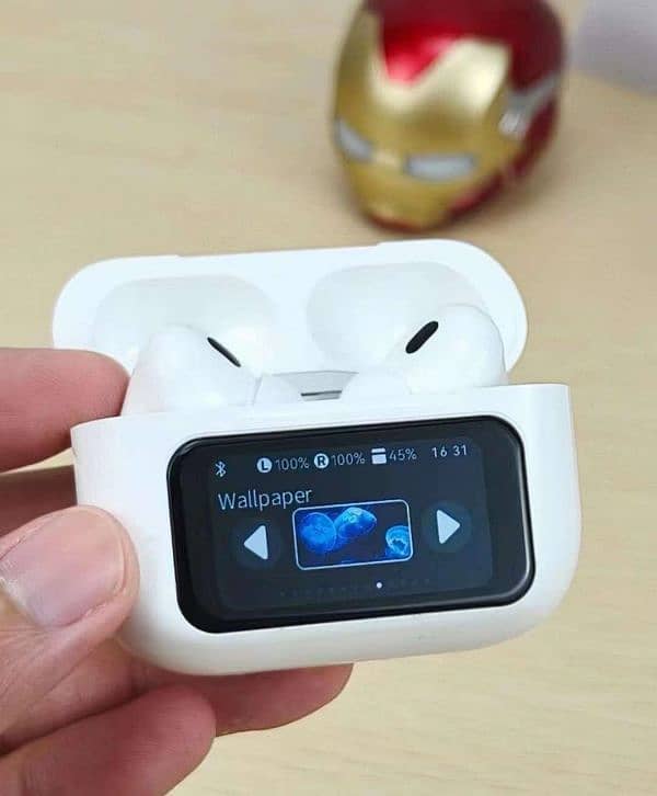 box pack new airpods A9 PRO ANC Bluetooth airbuds mairi shop ha 1