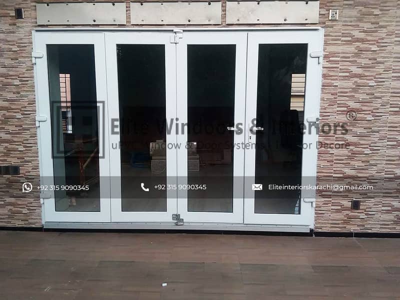 Imported Collapsible Folding pvc Shutter Doors Ideal for Partitions 18