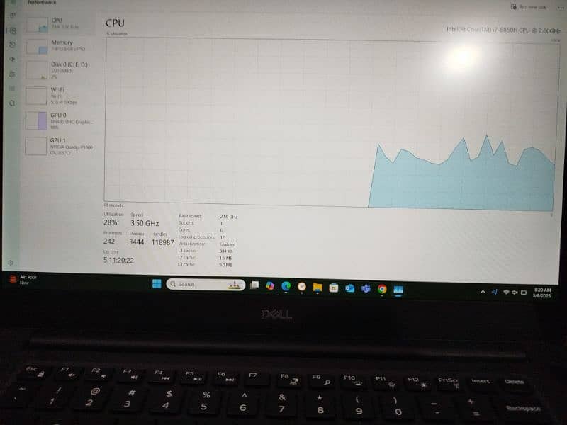 Dell Precision 5530 laptop i7 8th gen 1