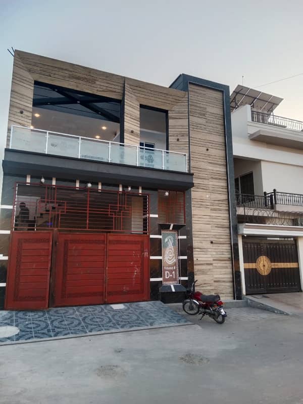 Gulbarg Avenue yazman road New brand Spanish 5 marly proper double story house for sale 27