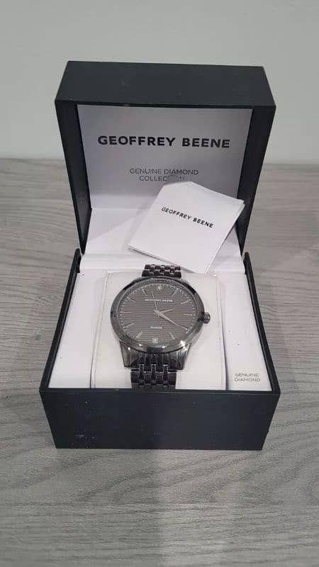 Geoffrey Beene Diamond Watch 1