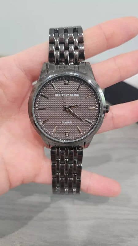 Geoffrey Beene Diamond Watch 3