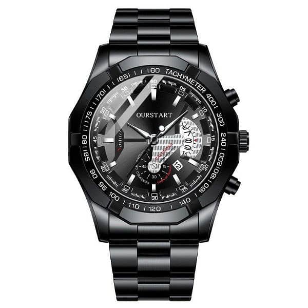 Men's Quartz Watch with Calendar 1