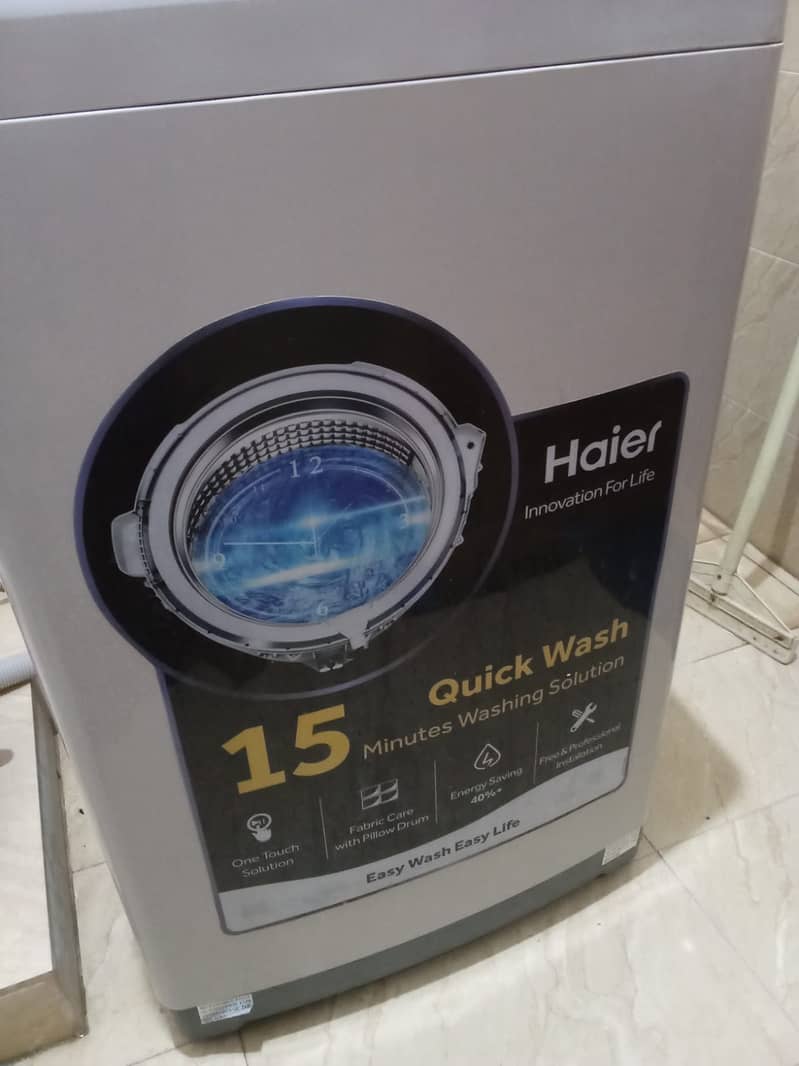 Gently Used Haier Automatic Washing machine 1