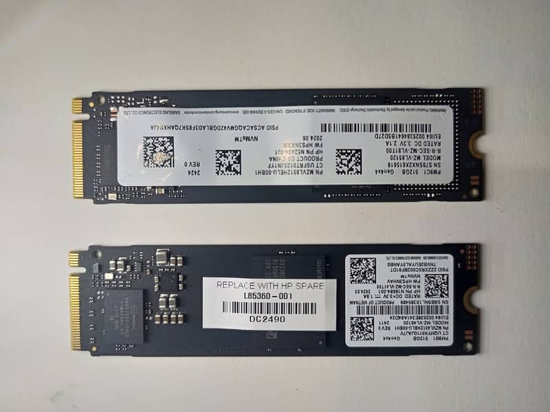 SAMSUNG SSD NVME M. 2 (ORIGINALLY PULLED WITH 100% HEALTH GURANTEED) 2