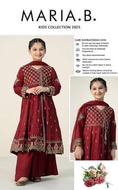 3 piece Girl's Embroidery suit