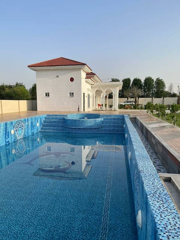 farm house with swimming pool for rent 17