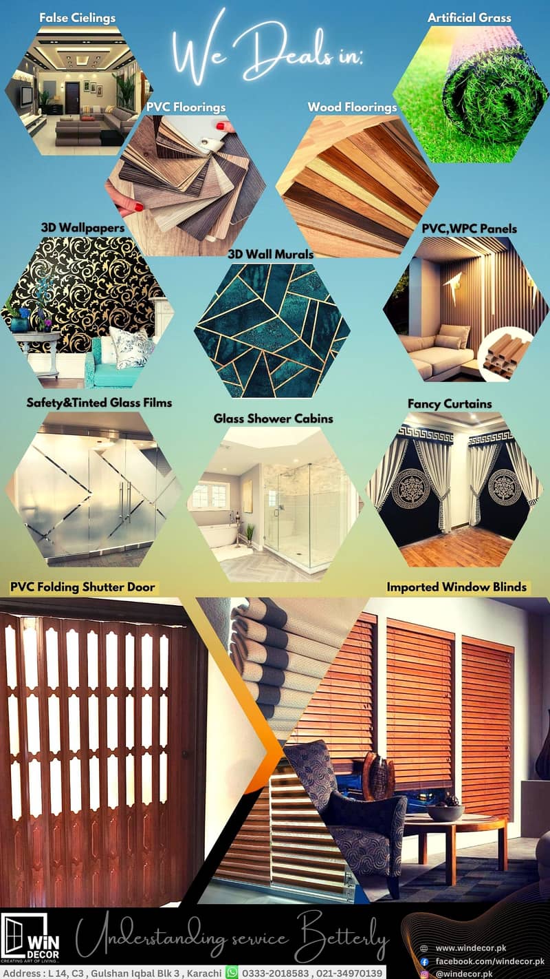 Imported Window Blinds & PVC Shutter Partitions – Home & Office! 8