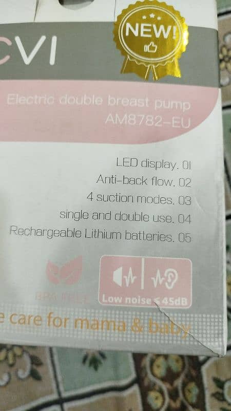 NCVI Double Electric Breast Pump 8782, Breast Pumps 14