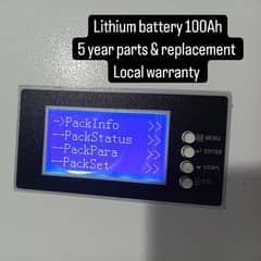 lithium battery 51.2v 100Ah new 16 cell 5 year replacement warranty