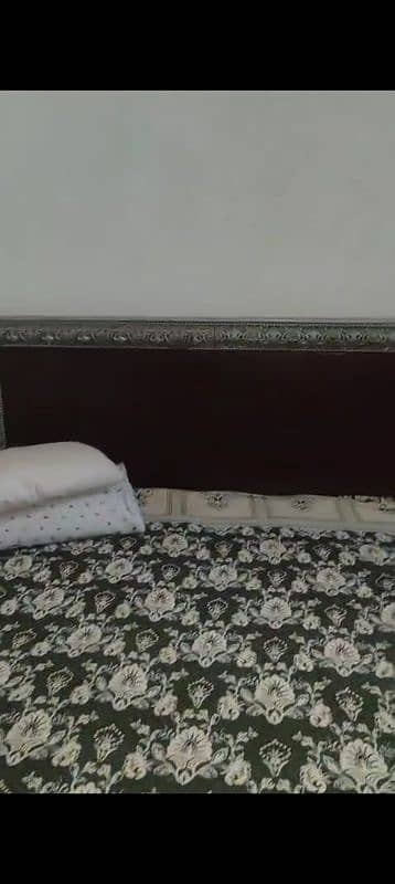 bed and side table 0