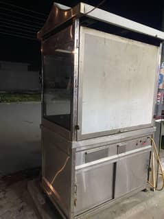 burger shawarma counter