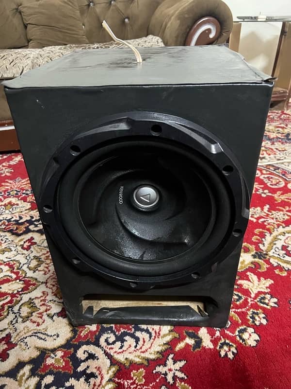 kenwood high bass  woofer and RBX amplifier for cars 3