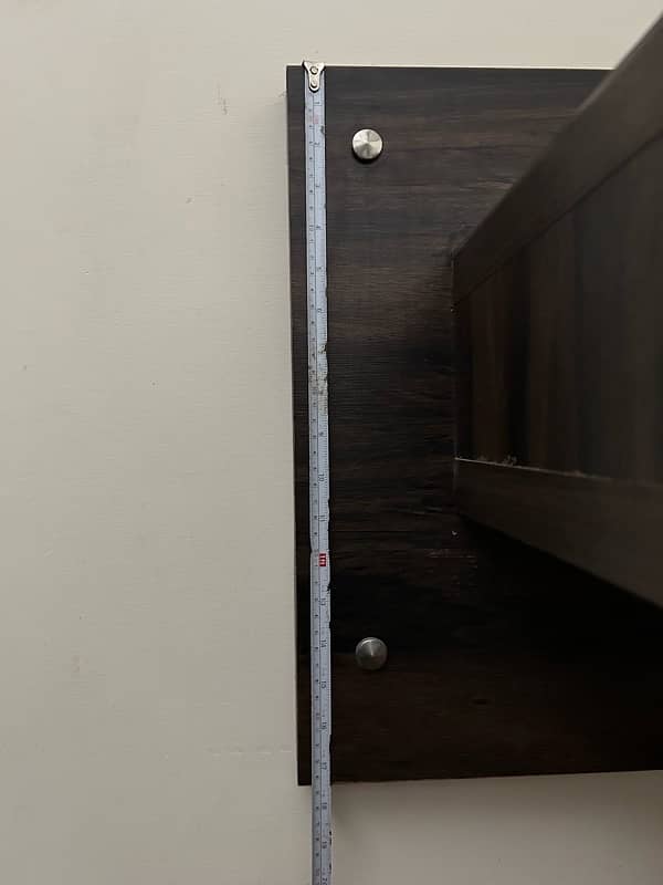 5ft wall mount study or work table with drawers 5