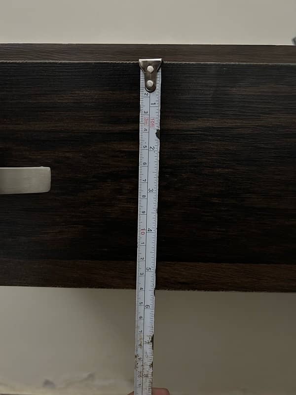 5ft wall mount study or work table with drawers 11