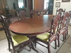 8 seater Solid Sheesham Wood Dining (slightly negotiable)