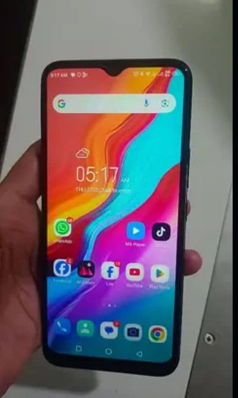 infinix hot8 4/64 only phone argent sale 2