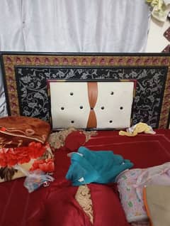 double bed with mattress for sale