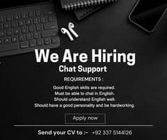 Chat support job