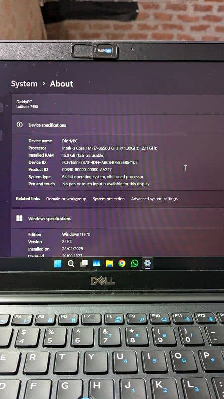 Dell Latitude 7490 i7 8TH Gen 16/512 1