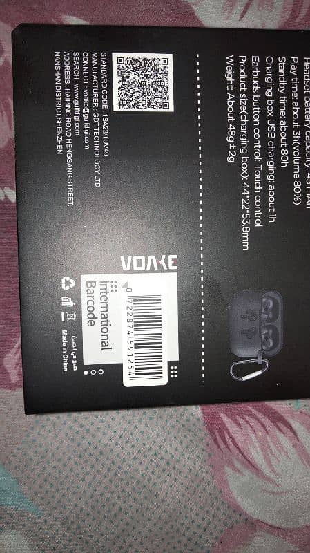 voake EarBuds original Quality 7