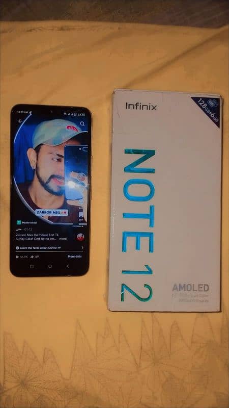 Emergency sale 38k infinx Note 12 gaming phone exchange possible 1