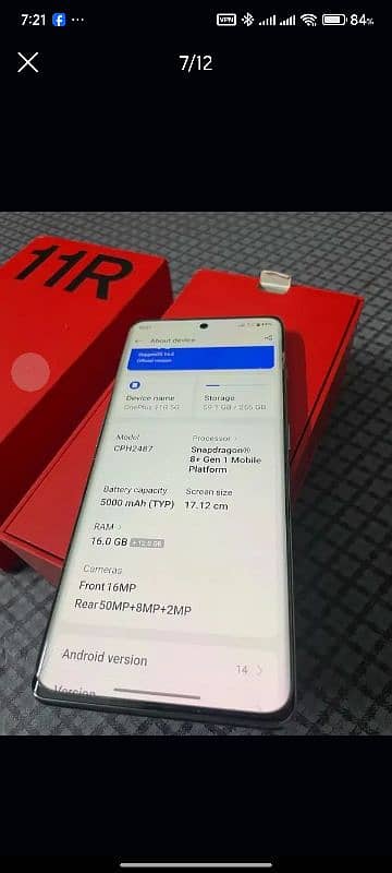 oneplus 11r 16\256 gb non pTa Exchange possible with only iPhone 4
