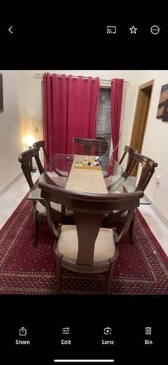 6 seater dinning table