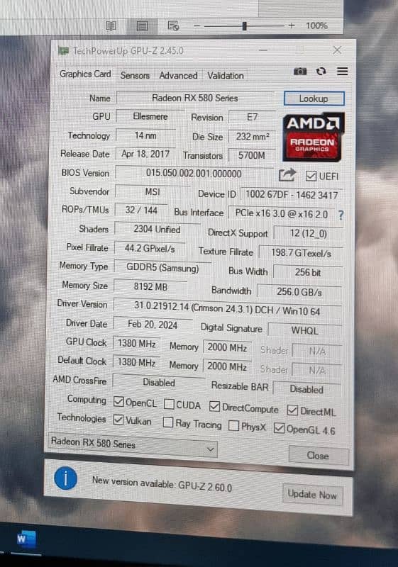 AMD RADEON 8GB (SAPPHIRE NITRO+) FOR SALE 3