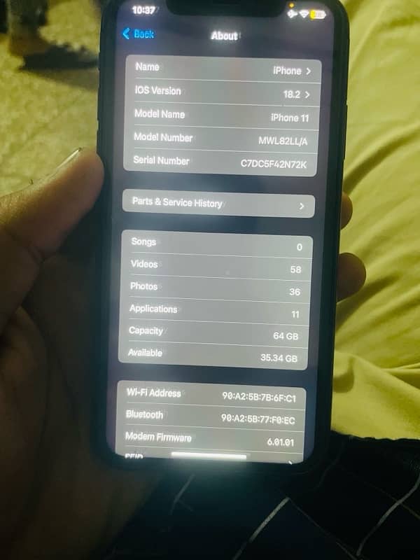 iPhone 11 64gb jv all ok battery health 85% 1