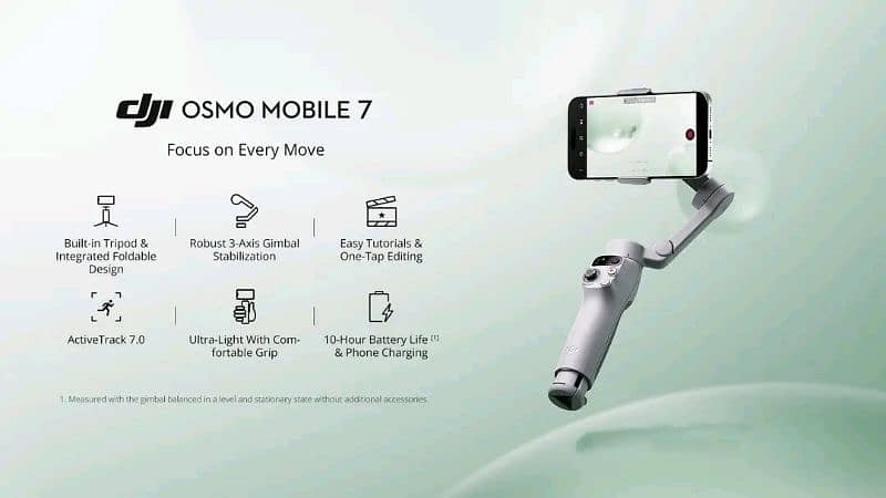 Dji osmo 7 or osmo 7p | mobile gimbal | stabilization 4