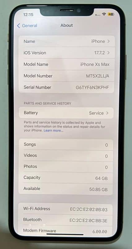 Apple iPhone XS Max 64GB Non PTA Factory Unlocked 9