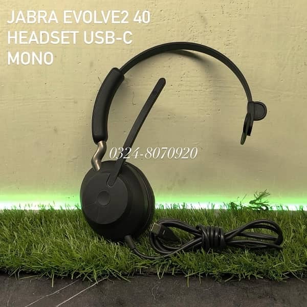 Jabra Evolve2 40 Headphone Noise Cancellation Headphone USB C A Type C 2