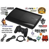 Ps3 super slim 500 gb games intsll Original  controler