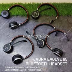 Jabra Evolve 65 Bluetooth Headphone For Meetings Calls Skype Zoom 2 85