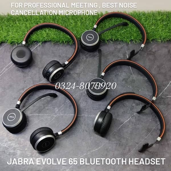 Jabra Evolve 65 Bluetooth Headphone For Meetings Calls Skype Zoom 2 85 1